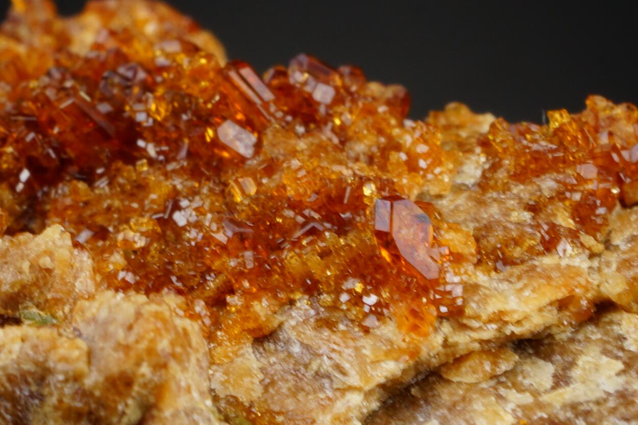 Grossular Var Hessonite & Clinochlore