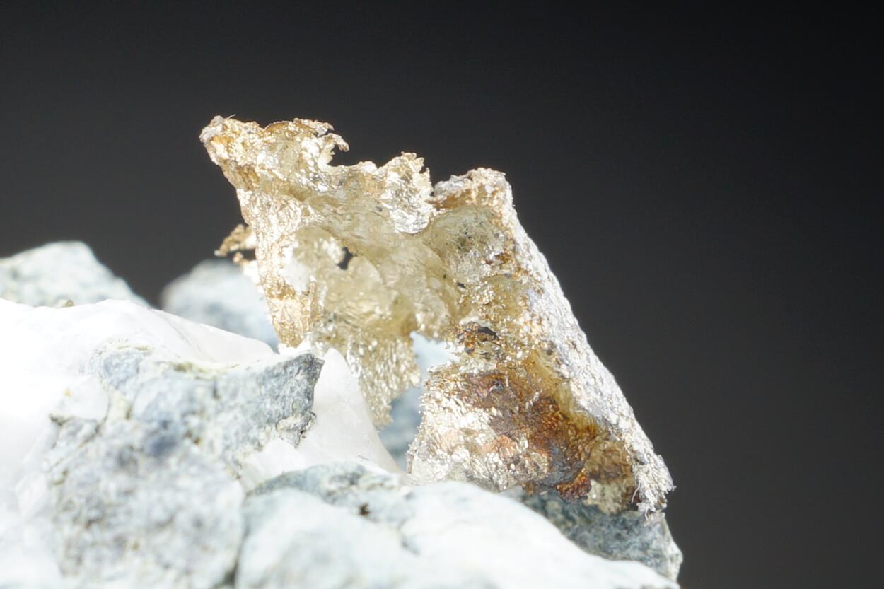 Native Silver Acanthite & Calcite