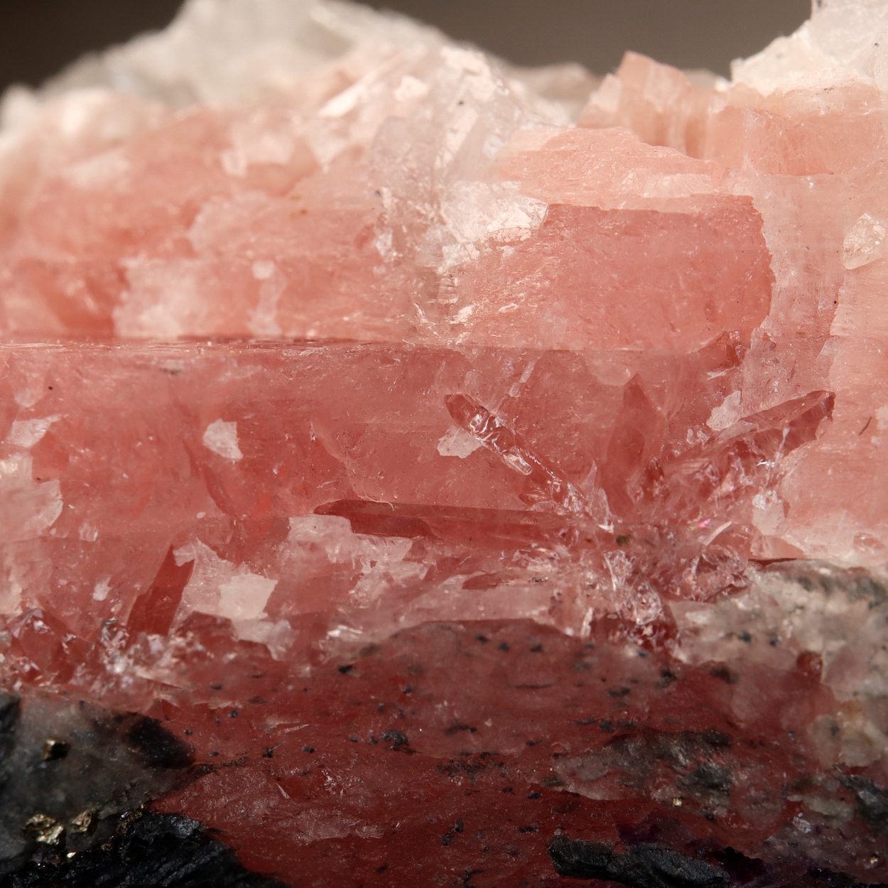 Rhodochrosite Pyrite Fluorite & Quartz