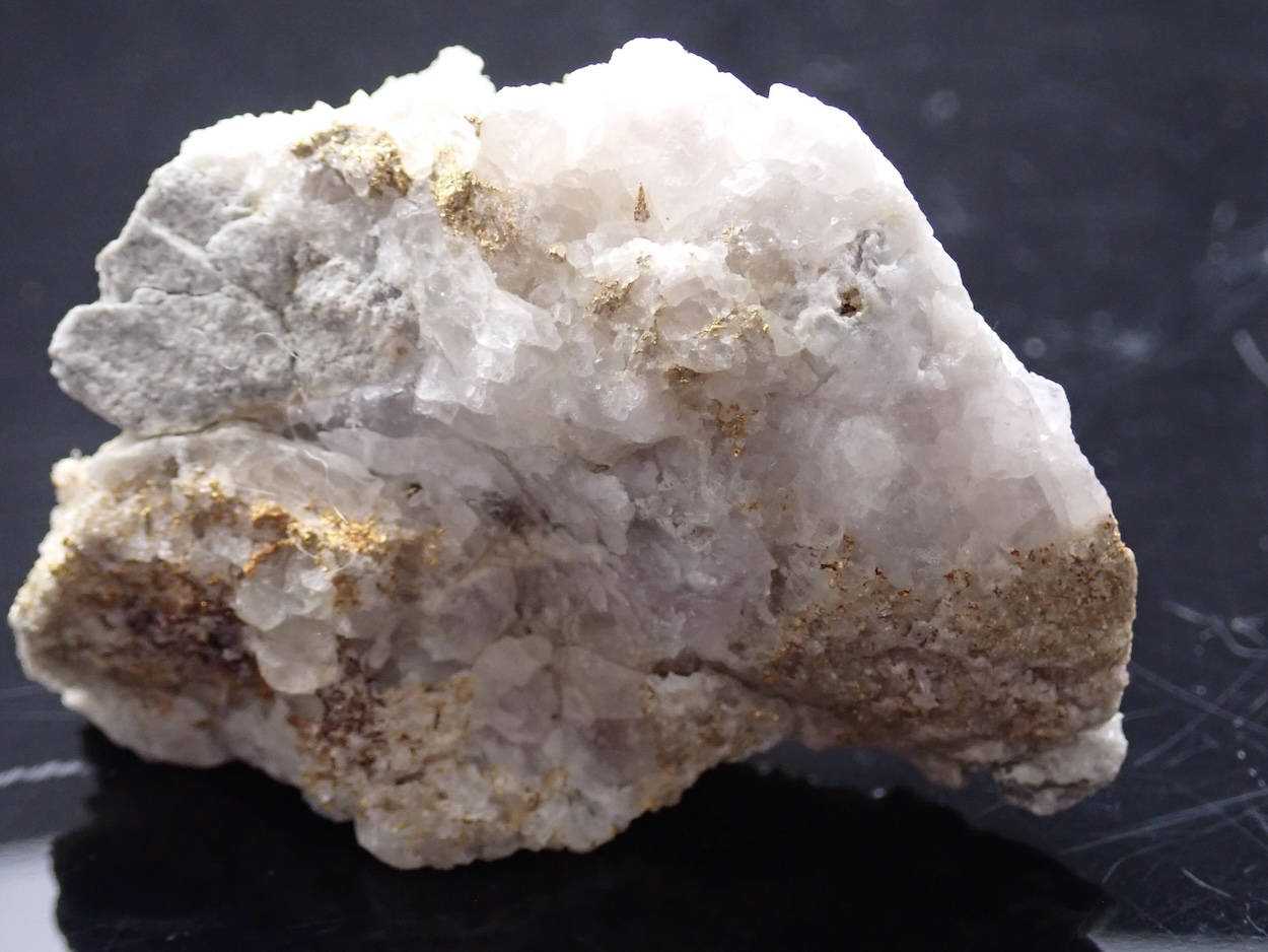 Native Gold In Quartz