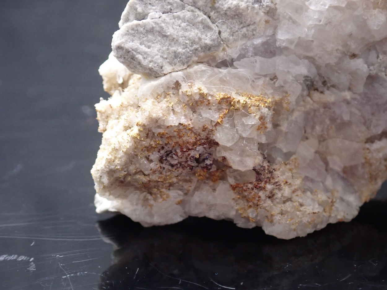 Native Gold In Quartz