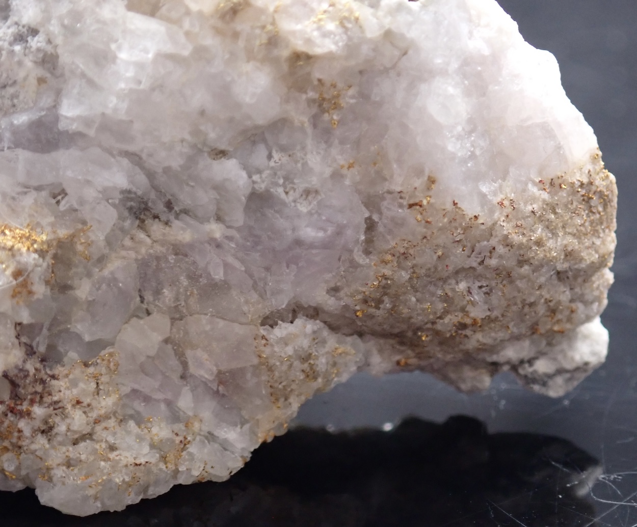 Native Gold In Quartz