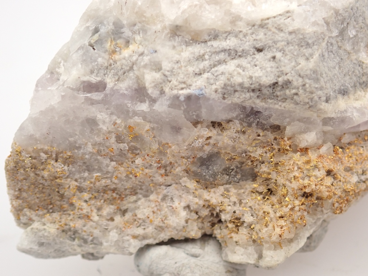 Native Gold In Quartz