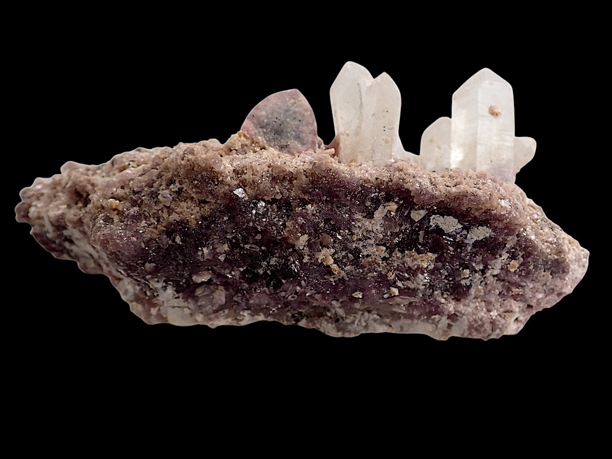 Elbaite Quartz & Lepidolite