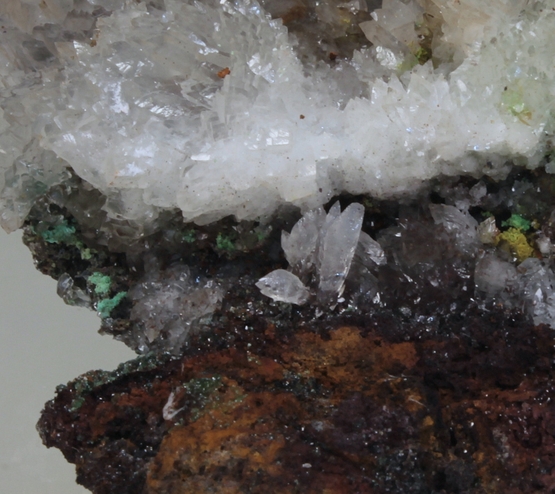 Calcite & Chenevixite