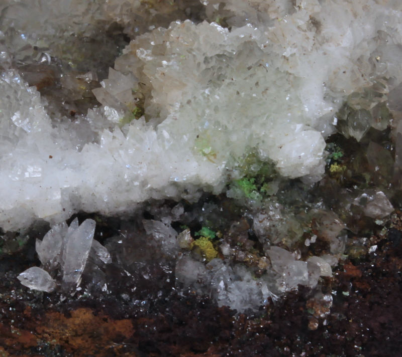 Calcite & Chenevixite