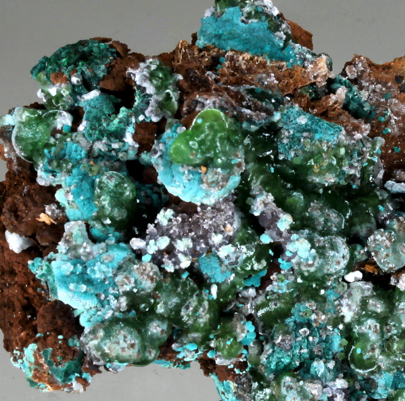 Smithsonite Rosasite & Hemimorphite