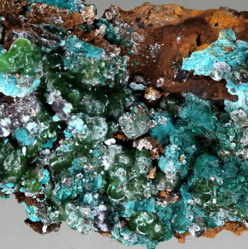 Smithsonite Rosasite & Hemimorphite