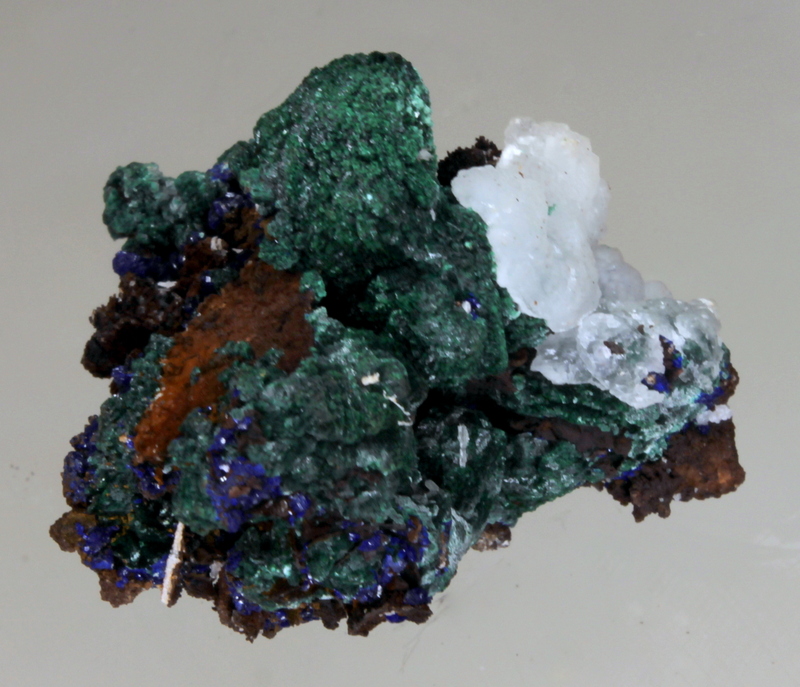 Azurite Malachite Calcite Malachite Psm Azurite & Cerussite