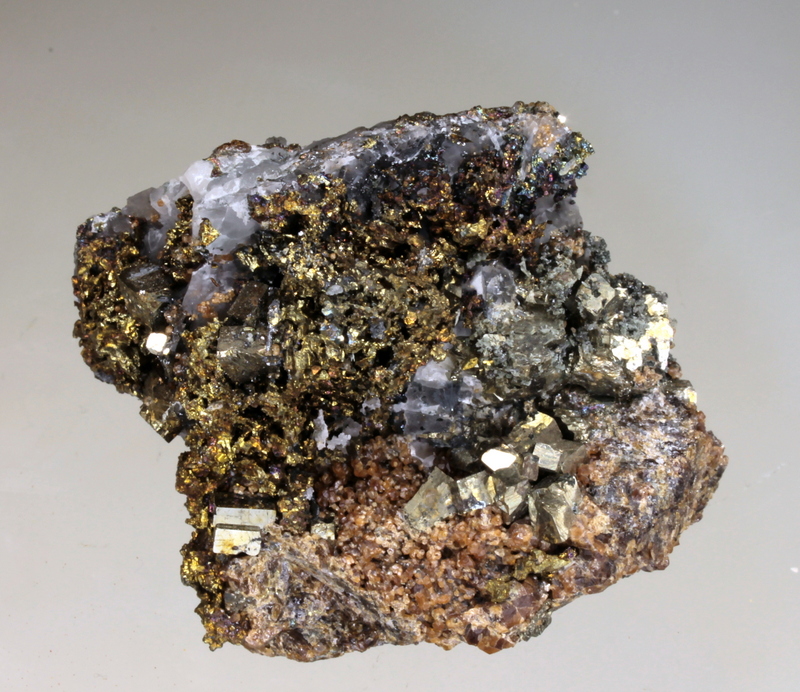 Chalcopyrite Pyrite Andradite & Calcite