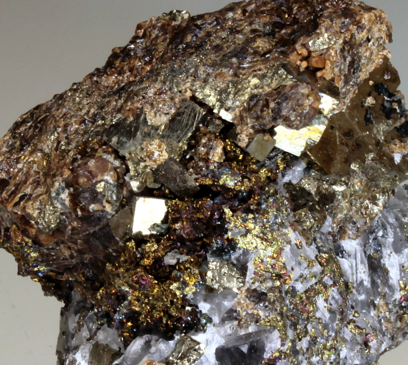 Chalcopyrite Pyrite Andradite & Calcite