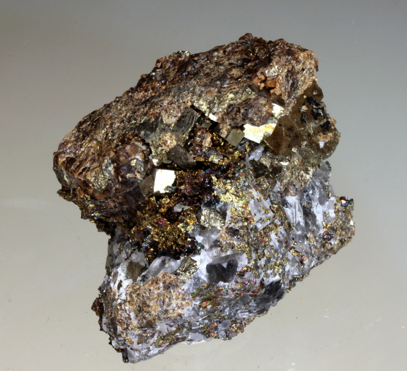 Chalcopyrite Pyrite Andradite & Calcite