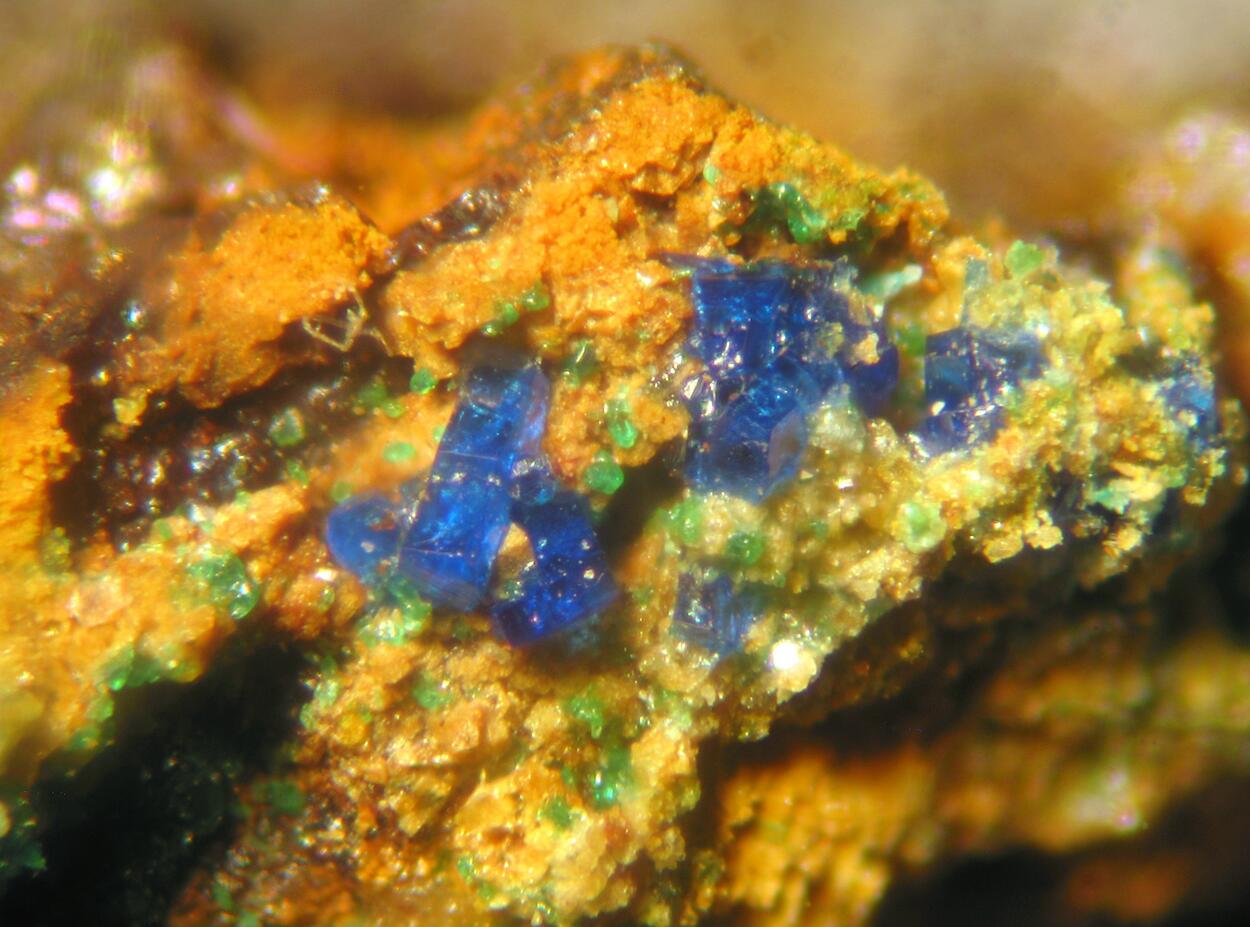 Linarite & Brochantite
