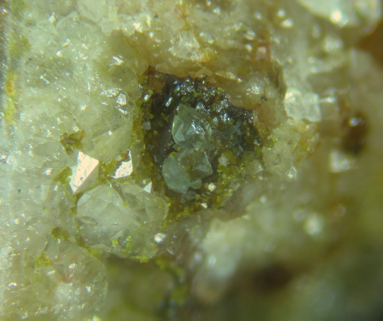 Scorodite & Bariopharmacosiderite