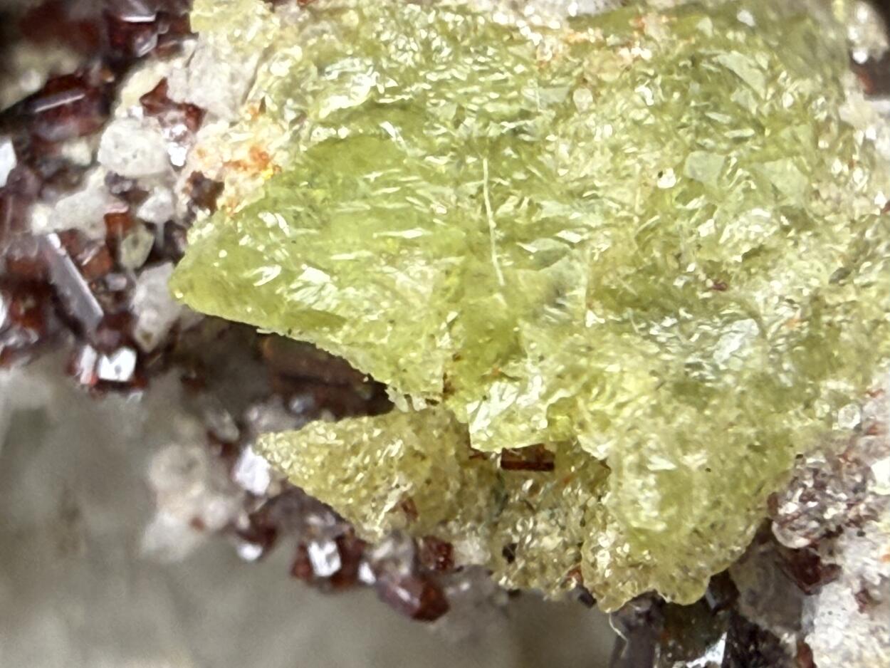 Anatase With Titanite & Cleavelandite