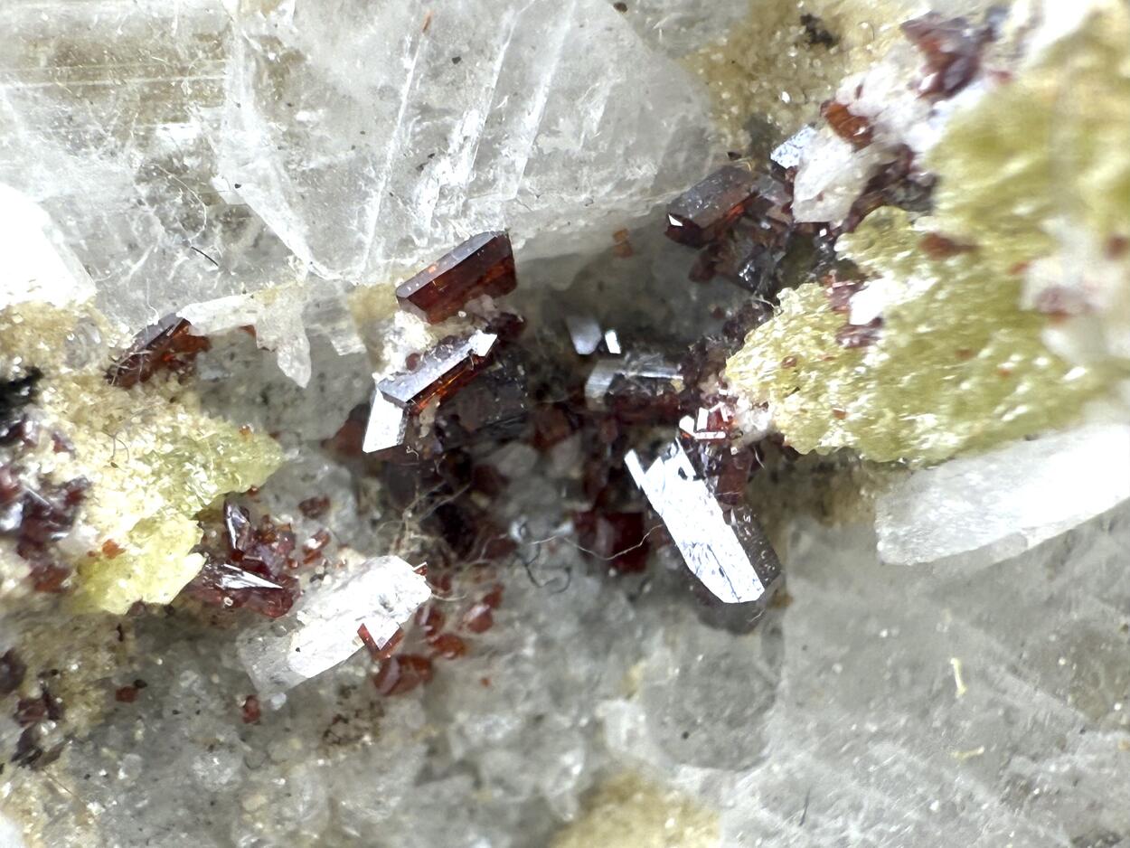Anatase With Titanite & Cleavelandite