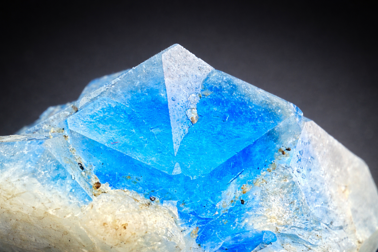 Nepheline With Nosean Inclusions