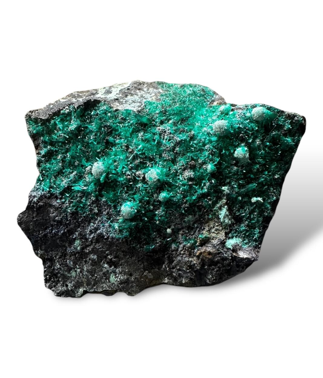 Dioptase On Chrysocolla