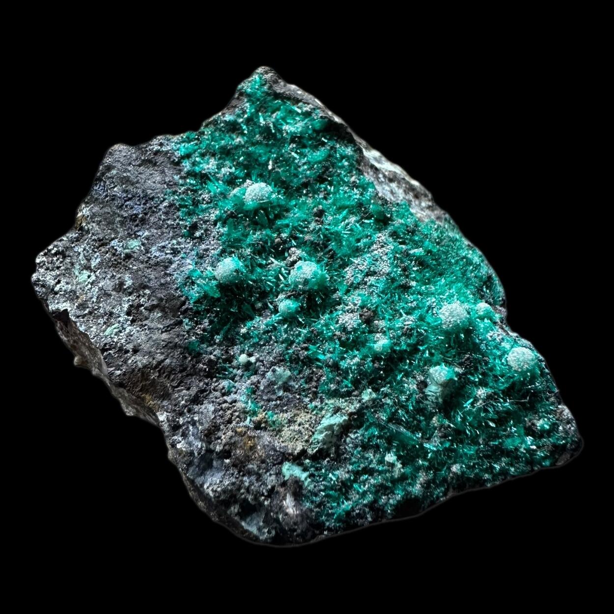 Dioptase On Chrysocolla