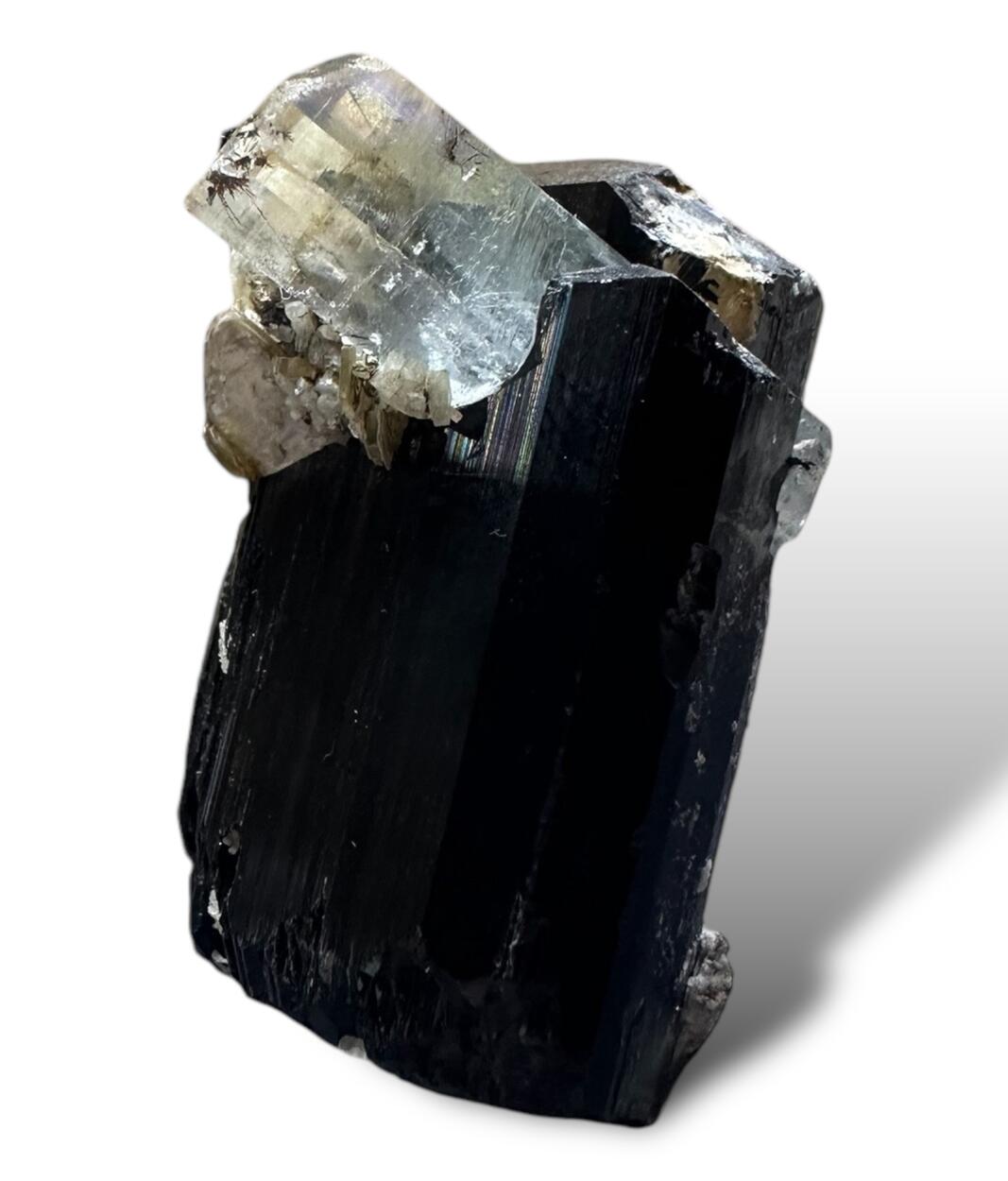 Aquamarine On Schorl