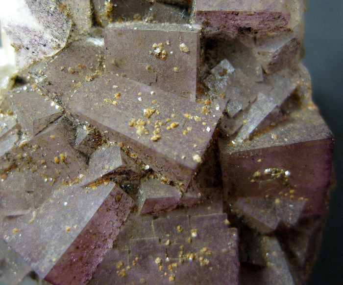 Fluorite With Plattnerite Conichalcite Dolomite & Calcite