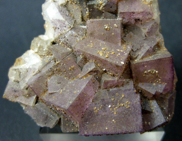 Fluorite With Plattnerite Conichalcite Dolomite & Calcite