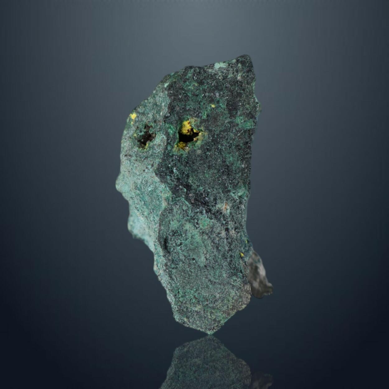 Guilleminite With Cuprosklodowskite