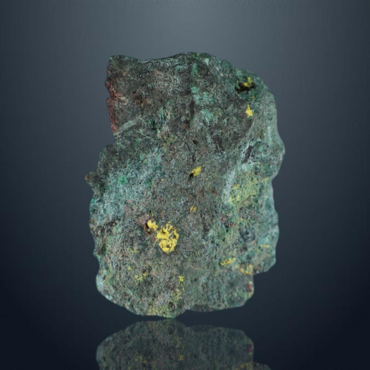 Guilleminite With Cuprosklodowskite