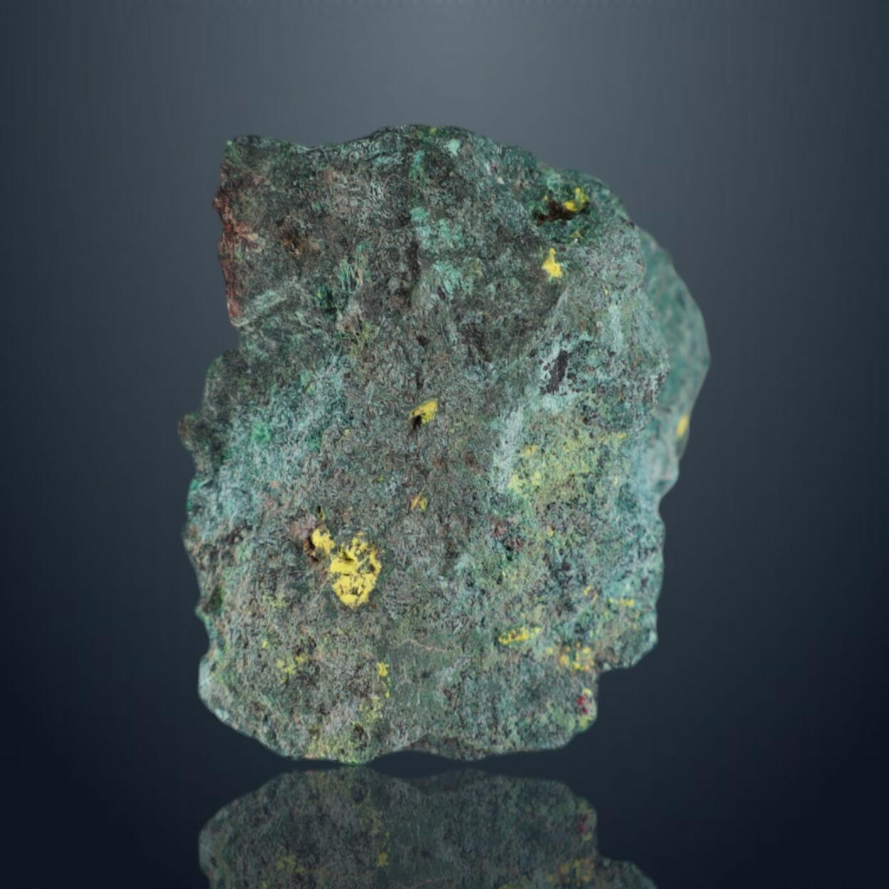 Guilleminite With Cuprosklodowskite