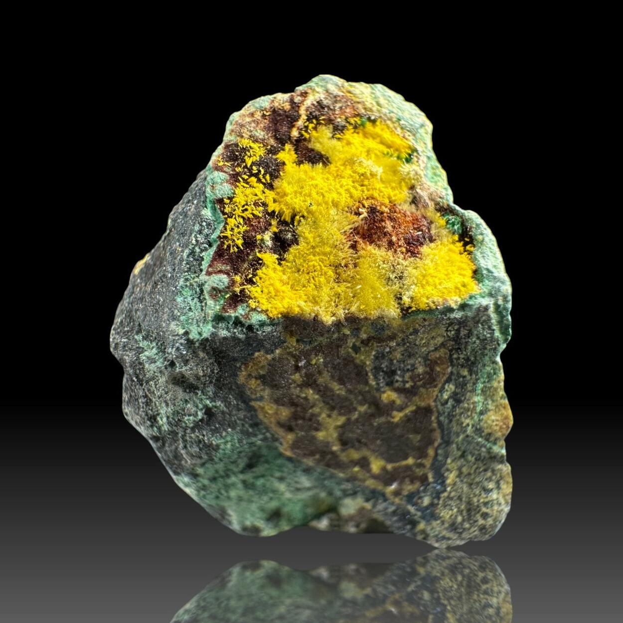 Guilleminite Malachite Uranophane