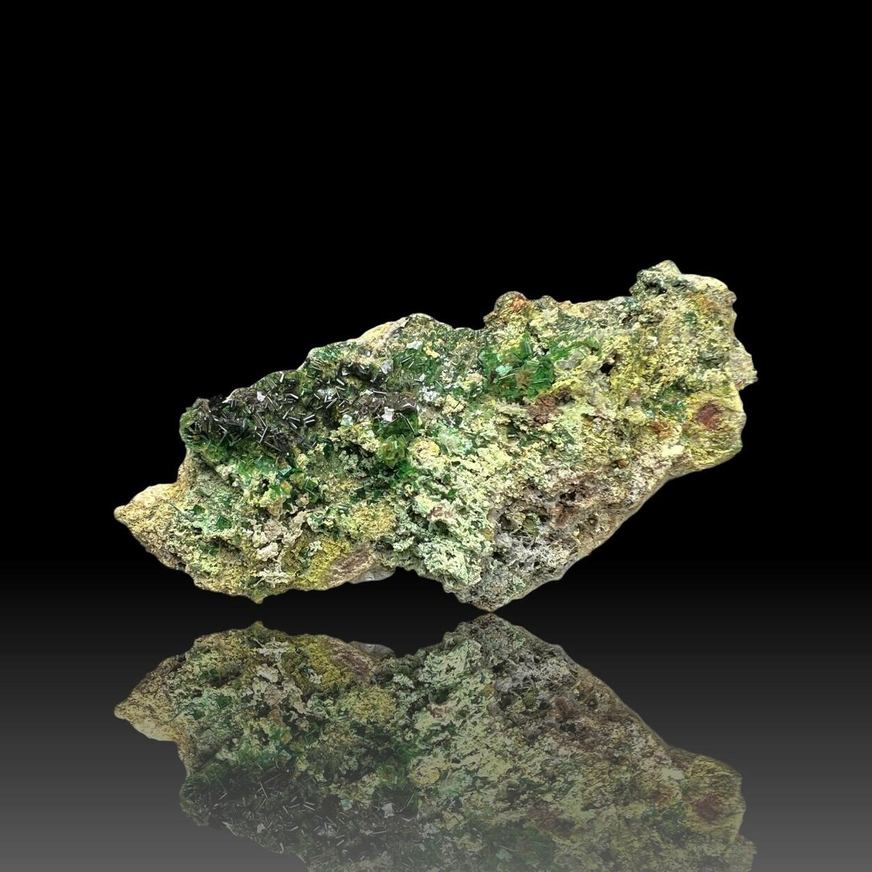 Parsonsite With Torbernite & Dewindtite