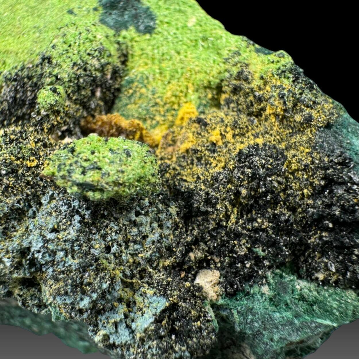 Kasolite On Vandenbrandeite & Cuprosklodowskite