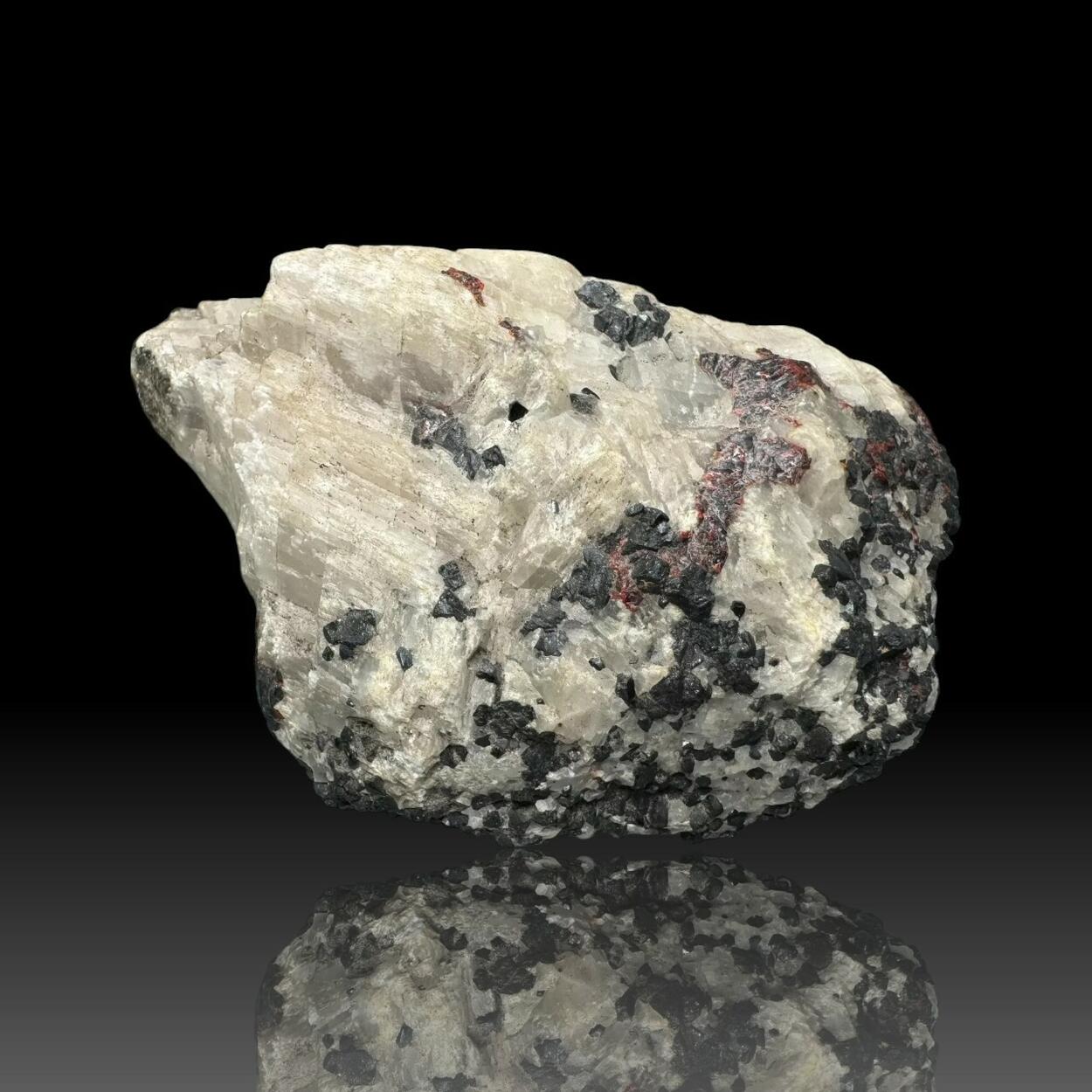 Franklinite With Zincite & Calcite