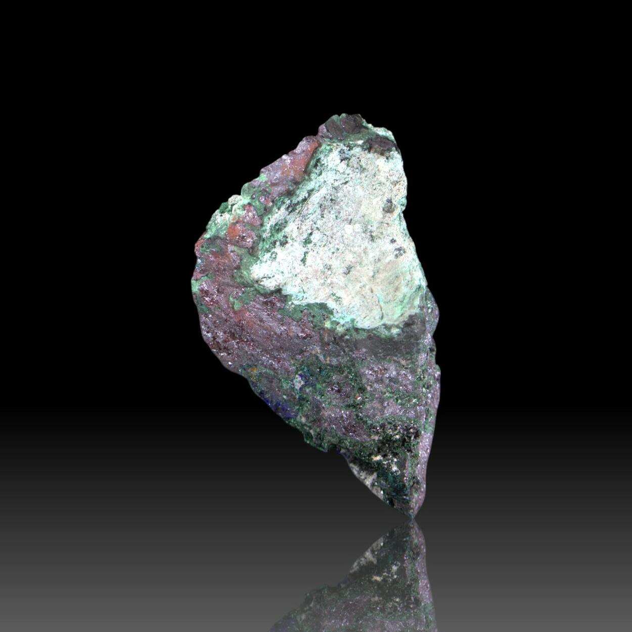 Gerhardtite With Rouaite Atacamite Malachite & Cuprite