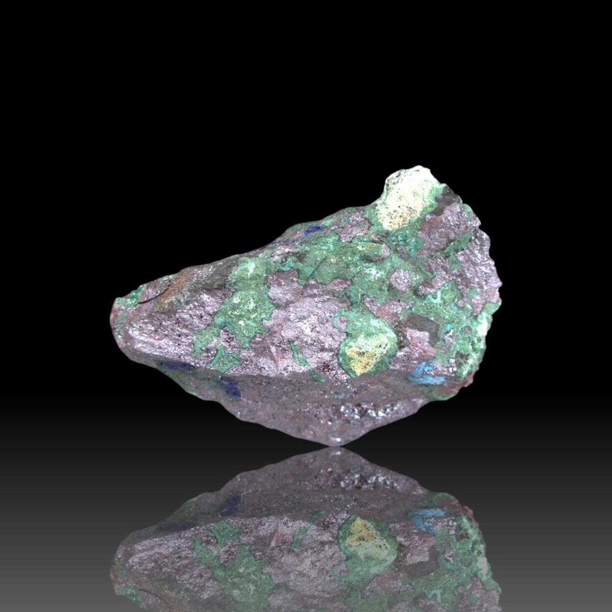 Gerhardtite With Rouaite Atacamite Malachite & Cuprite