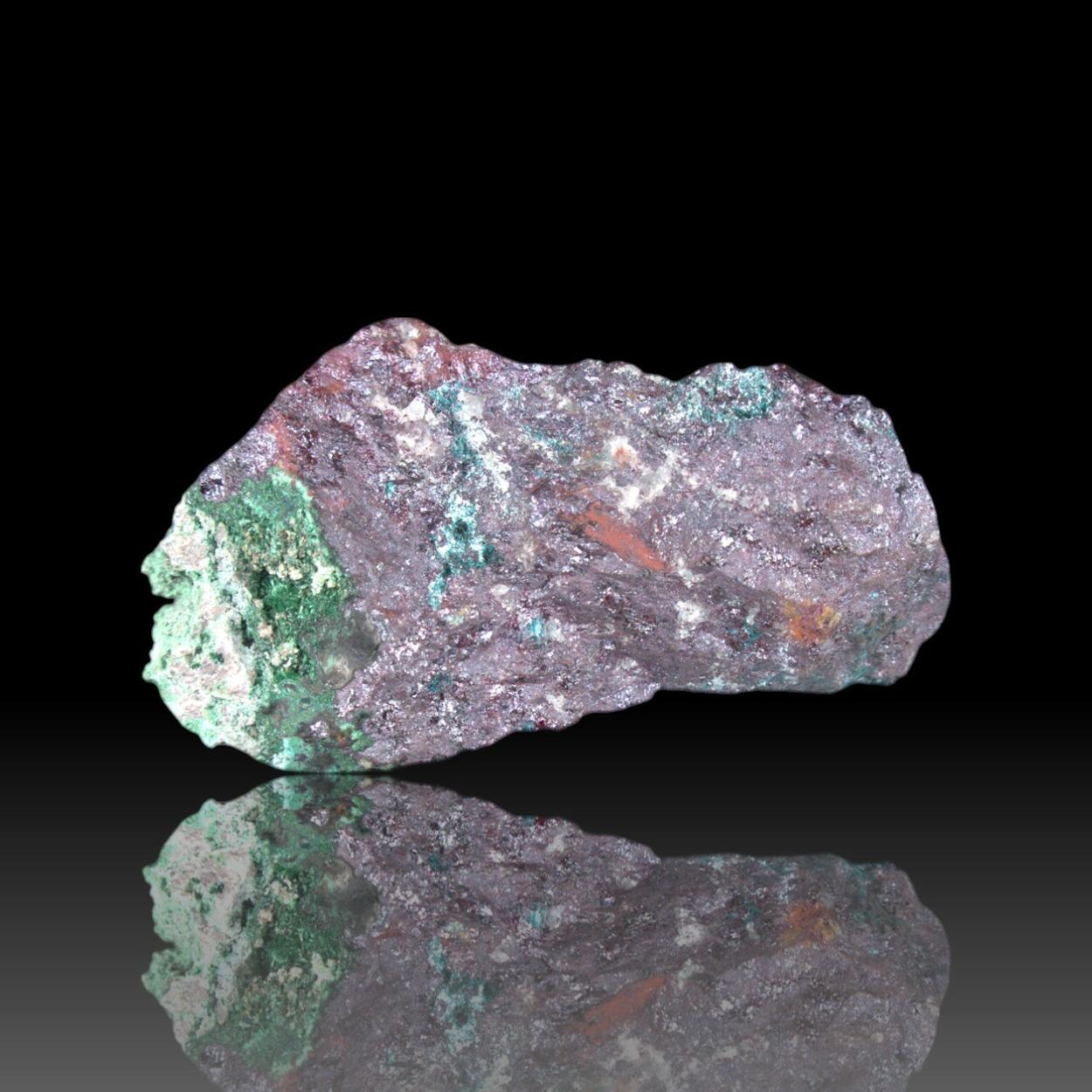 Gerhardtite With Rouaite Atacamite Malachite & Cuprite