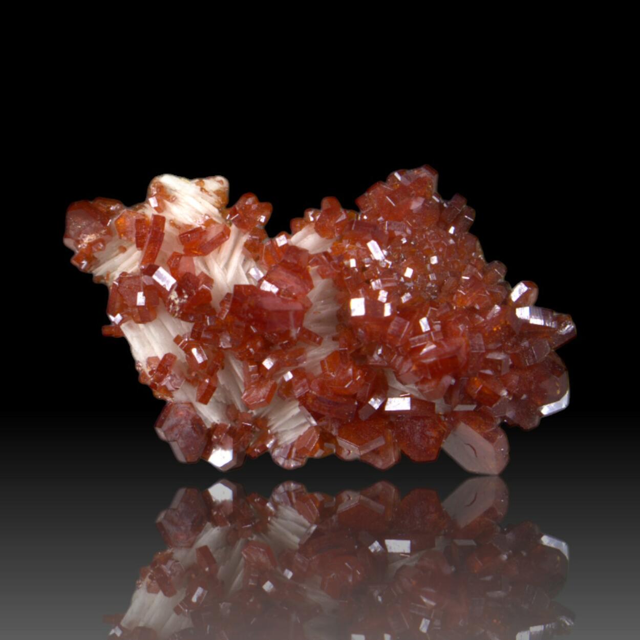 Vanadinite On Baryte