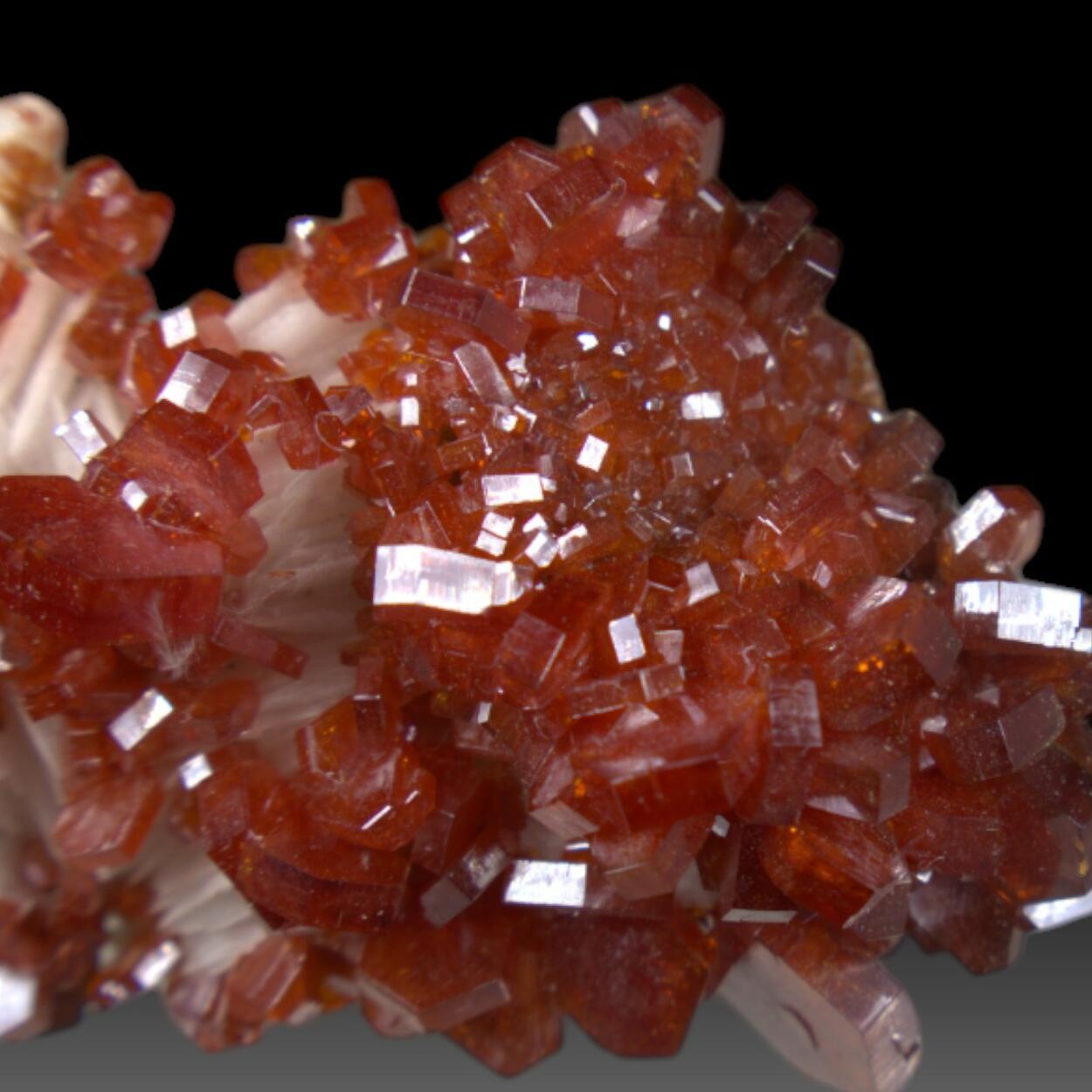 Vanadinite On Baryte