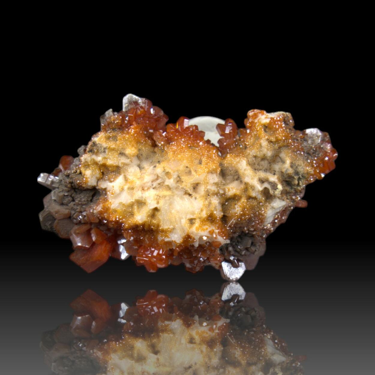 Vanadinite On Baryte