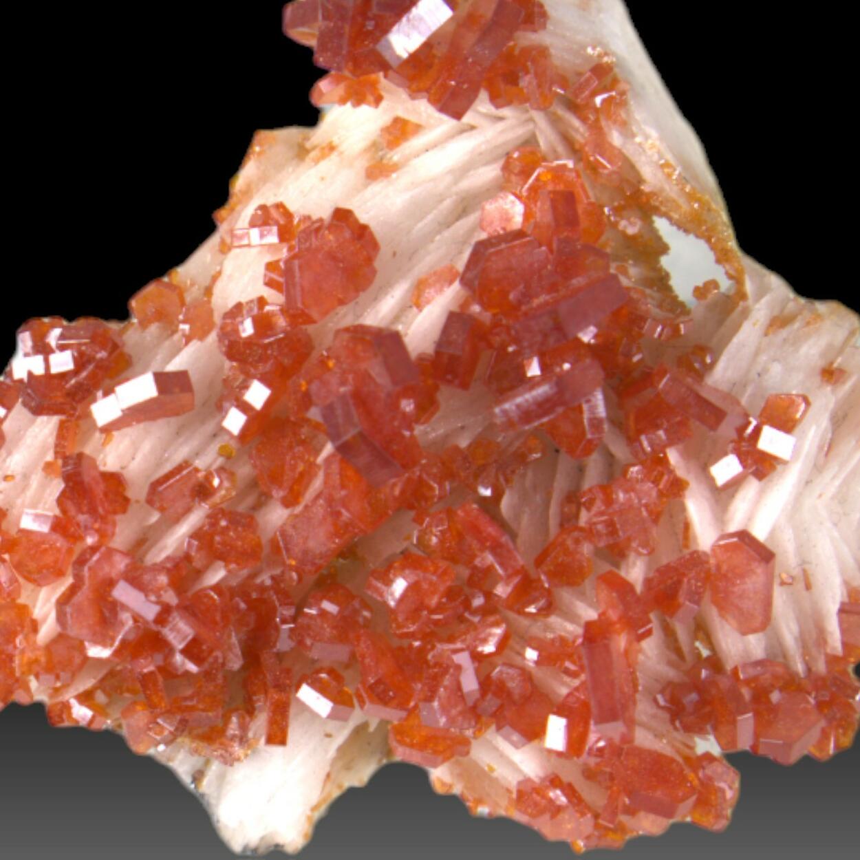 Vanadinite On Baryte