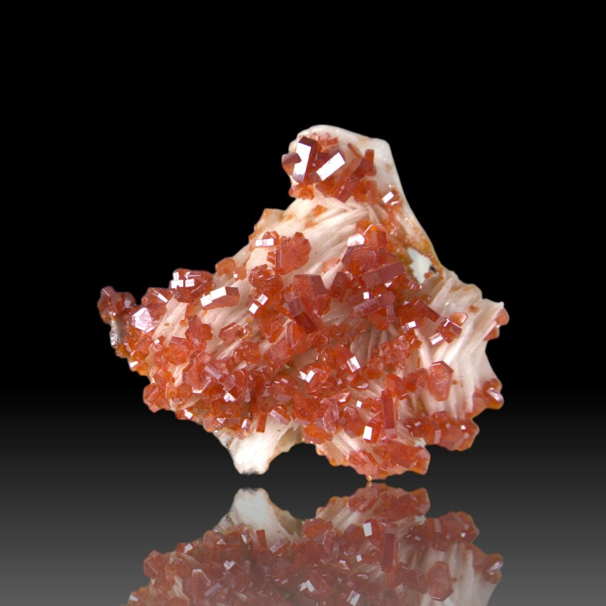 Vanadinite On Baryte