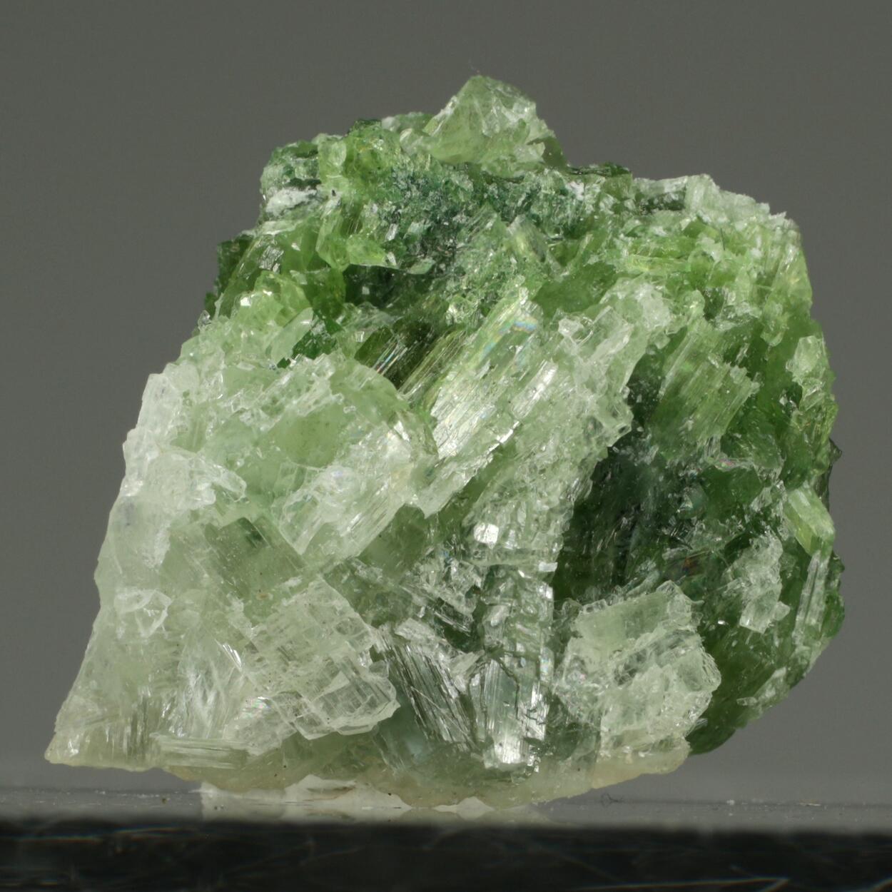 Chromo-alumino-povondraite & Tremolite