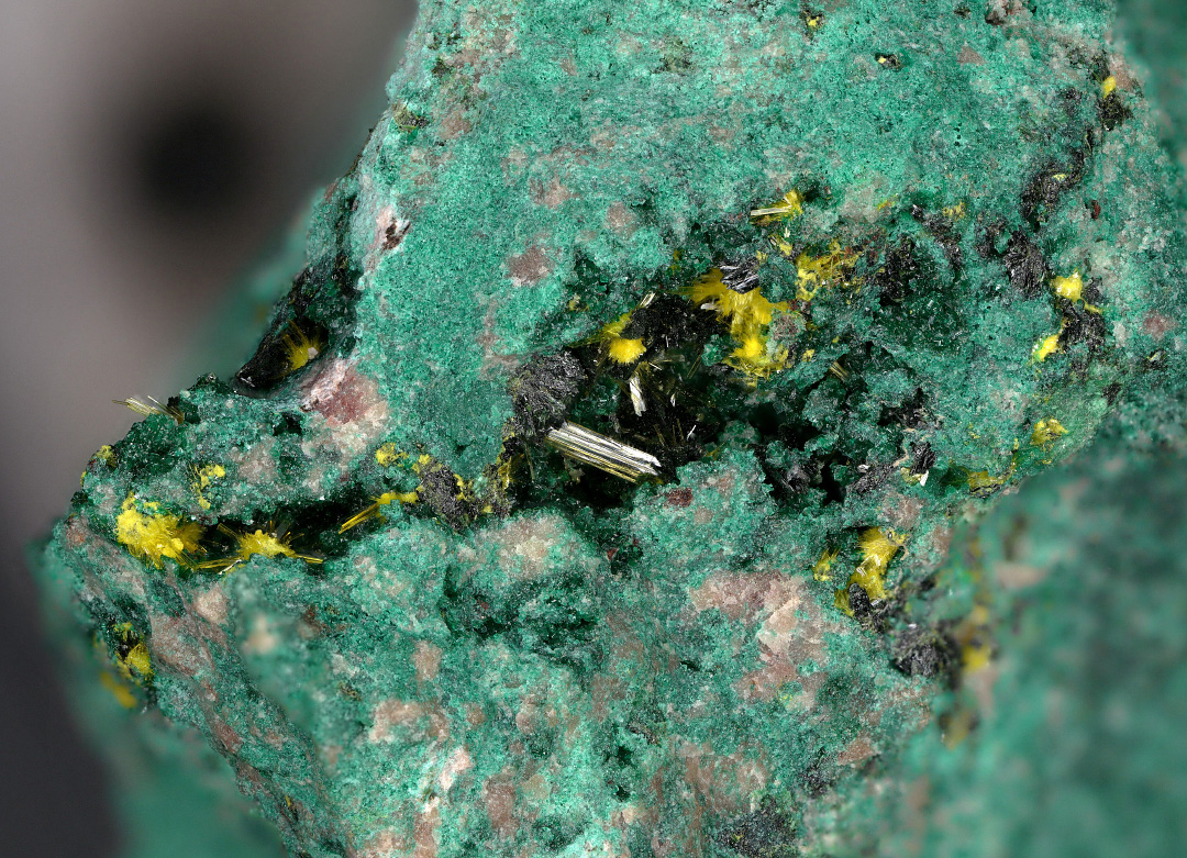 Guilleminite On Derriksite