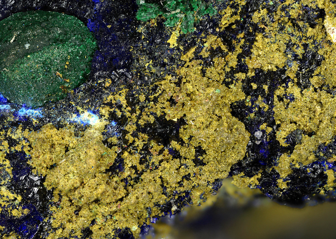 Beudantite & Azurite