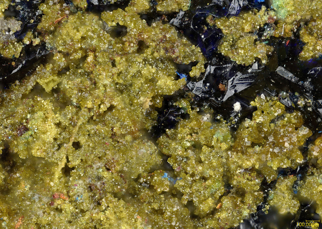 Beudantite & Azurite