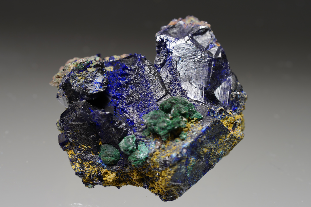 Beudantite & Azurite