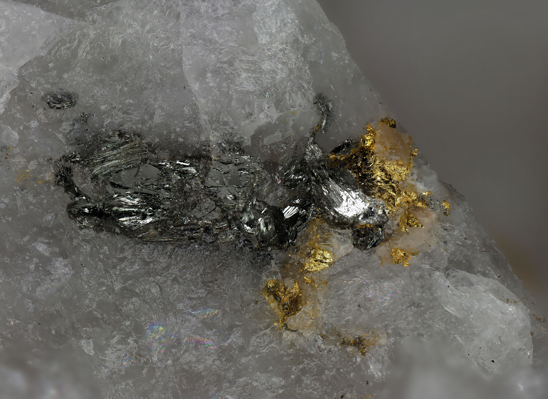 Native Gold & Tetradymite