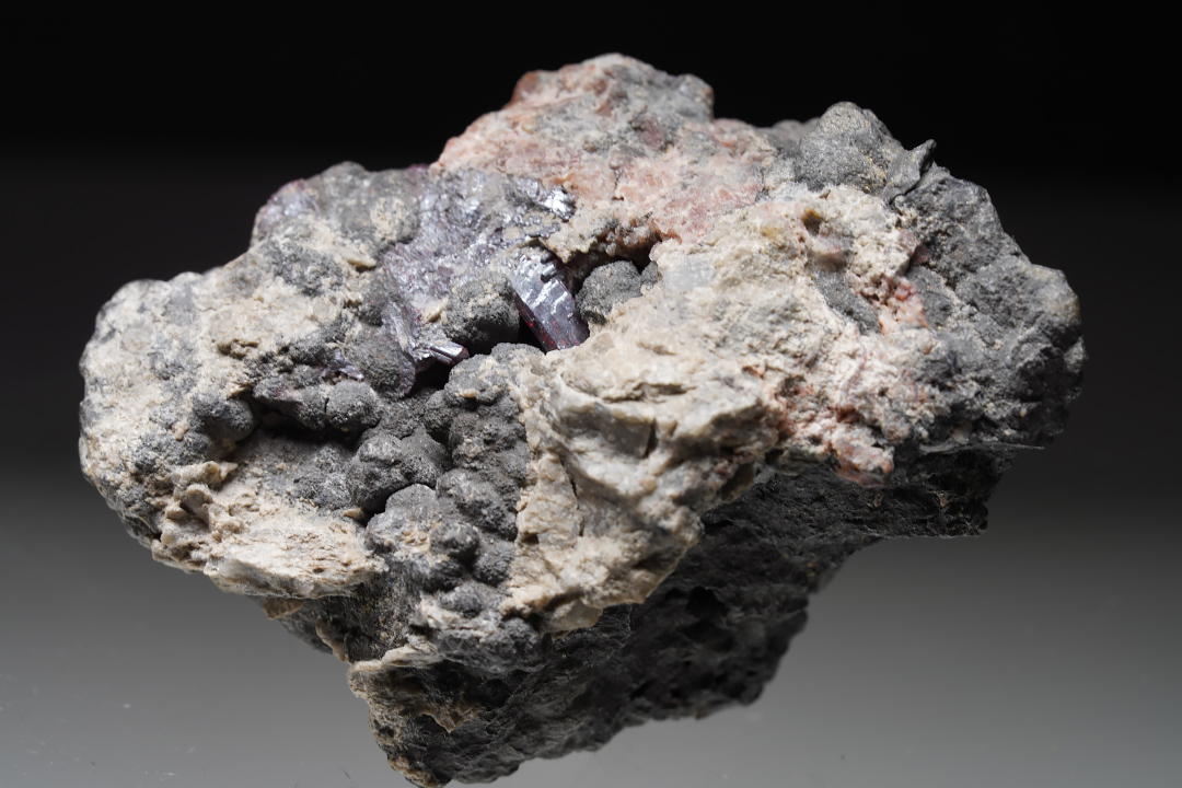 Proustite On Native Arsenic