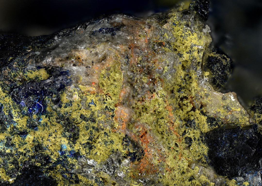 Azurite & Beudantite