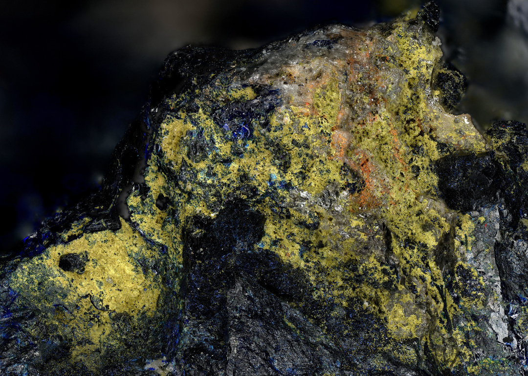 Azurite & Beudantite